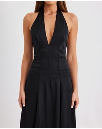 SNDYS - Evelyn Halter Midi Dress