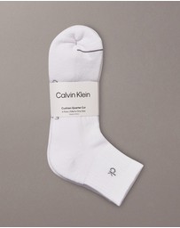 Calvin Klein - 6-Pack Athletic Cushion Quarter Socks