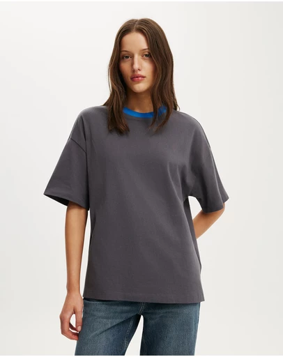 Cotton On - Boxy Short Sleeve Tee