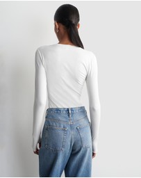 COS - Cotton Long-Sleeved Top