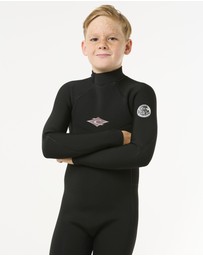 Rip Curl - Kids Dawn Patrol Long Sleeve 2mm Back Zip Spring Suit Wetsuit