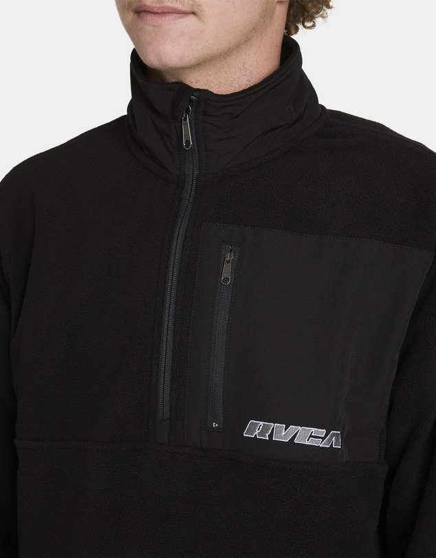 RVCA - Mens Go Mock Neck Fleece Jumper