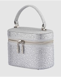Olga Berg - Beckie Zip Top Crystal Bag