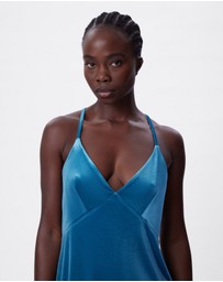 Bras N Things - Verity Short Slip - Teal