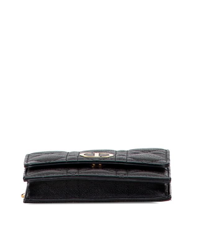 Dior - Pre-Loved Calfskin Cannage Caro Chain Belt Bag