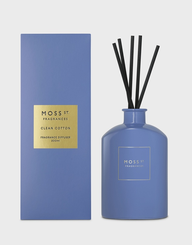 Moss St Fragrances - Clean Cotton Fragrance Diffuser 300ml
