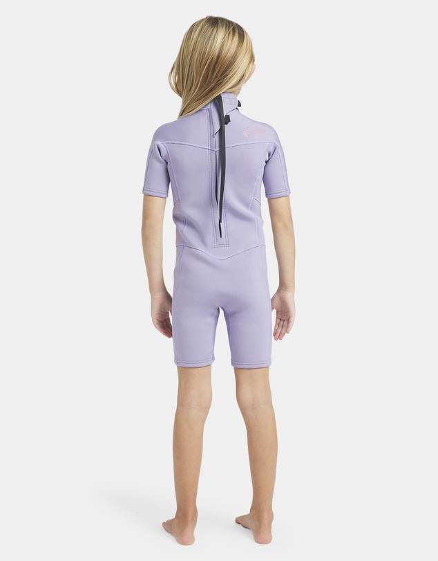 Billabong - Toddlers 2/2Mm Synergy Back Zip Short Sleeve Springsuit