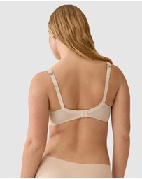 Naturana - Wednesday Jacquard Wireless T-Shirt Bra with Padded Straps