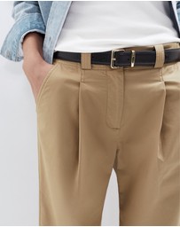 UNISON - Cotton Pleat Front Pant