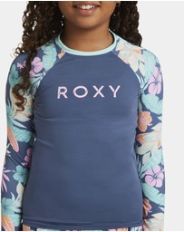 Roxy - Girls 8 to 16 Active Lycra Long Sleeve Rash Vest