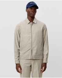 Les Deux - Como Pin Light Wool Coach Jacket