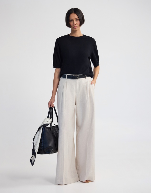 Oxford - Leeta Cashmere Blend Shldr Pad Knit