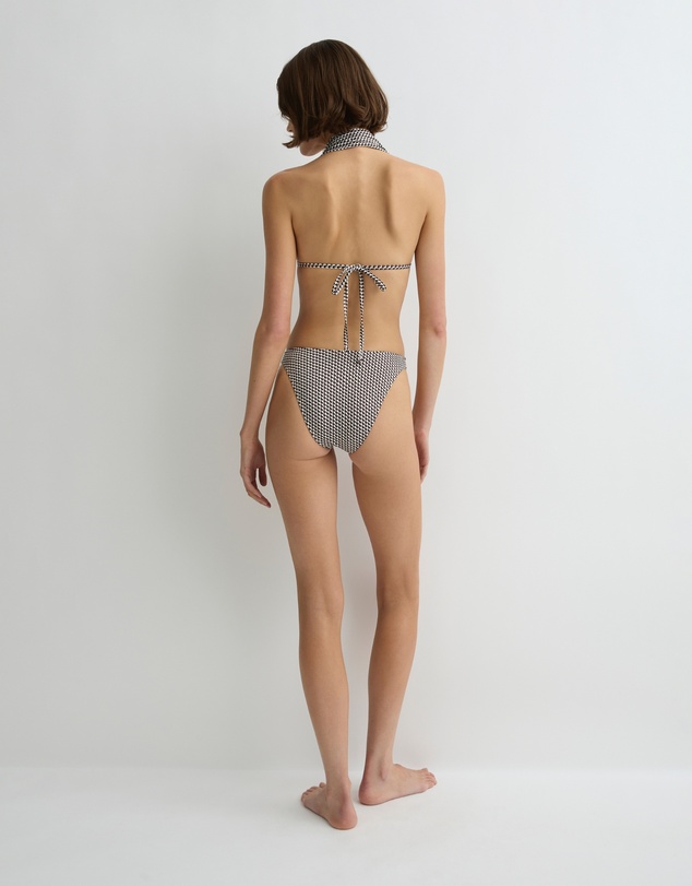 BONDI BORN - Isabella Bikini Top - Mocha Dot (Embodee™)
