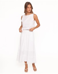 Petal & Pup - Heather Maxi Skirt Set - White