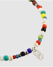 Kuzzoi - ICONIC EXCLUSIVE - Mixed Bead Bracelet with Sterling Silver Elements
