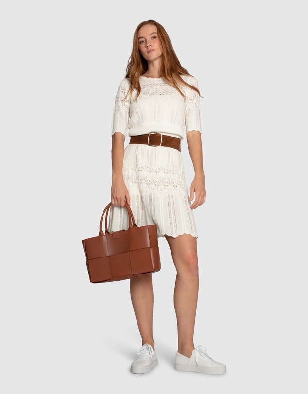 Belle & Bloom - Everbloom Crochet Mini Dress