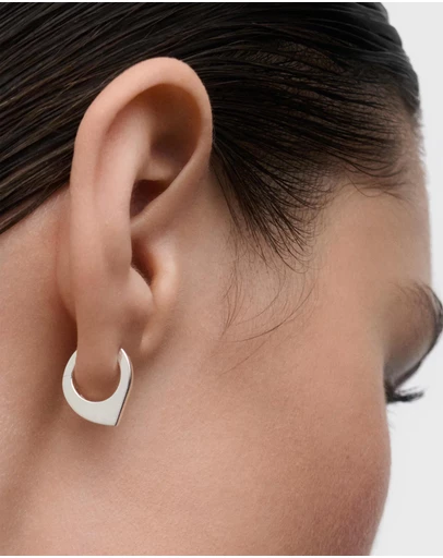 PDPAOLA - Oda Silver Earrings