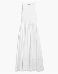 Desigual - Embroidered long dress