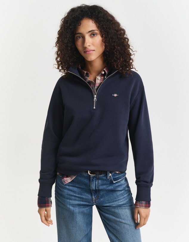 Gant - Shield Half Zip Sweatshirt