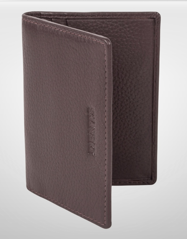 DENTS - RFID Pebble Grain Leather Credit Card Holder Minimalist