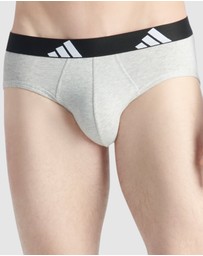 adidas Sportswear - 3 Pack Active Flex Cotton Brief Underwear