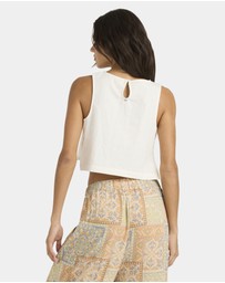 Billabong - Womens So Breezy Cropped Woven Top