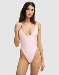 Cotton On Body - Tie Back Strapy One Piece Brazilian