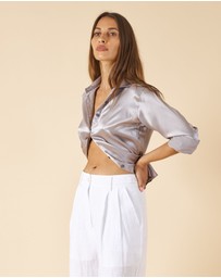 CAMIXA - Satin Silk Shirt