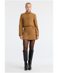 Bardot - Lorenzo Croc Vegan Suede Shirt