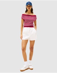 Tommy Jeans - Claire Regular High Rise Denim Shorts