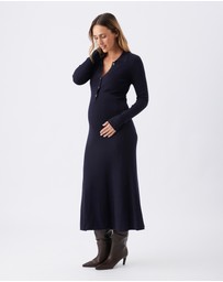 Ripe Maternity - Hollie Polo Knit Dress