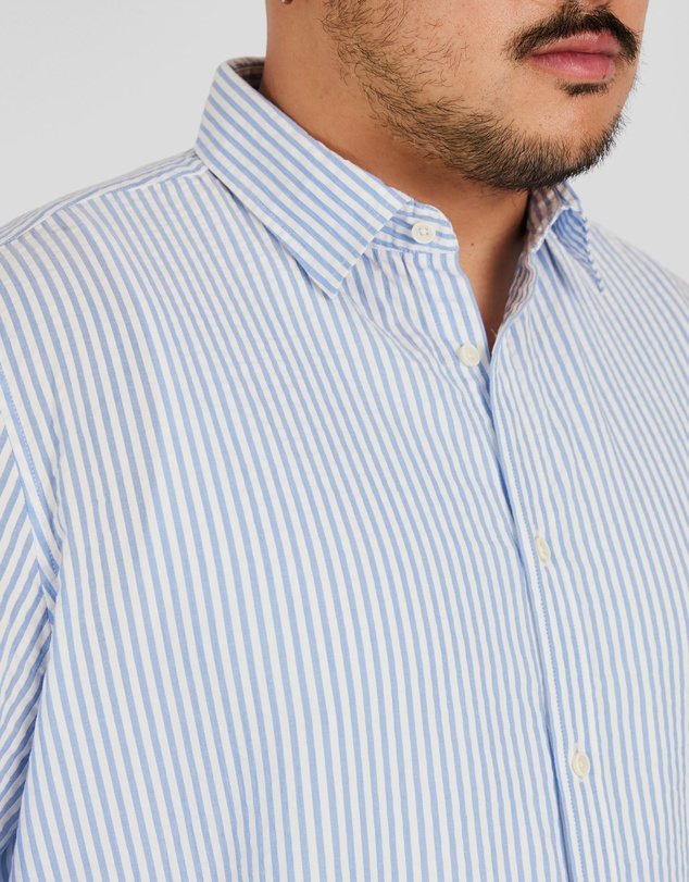 Johnny Bigg - Seersucker Relax Fit Shirt