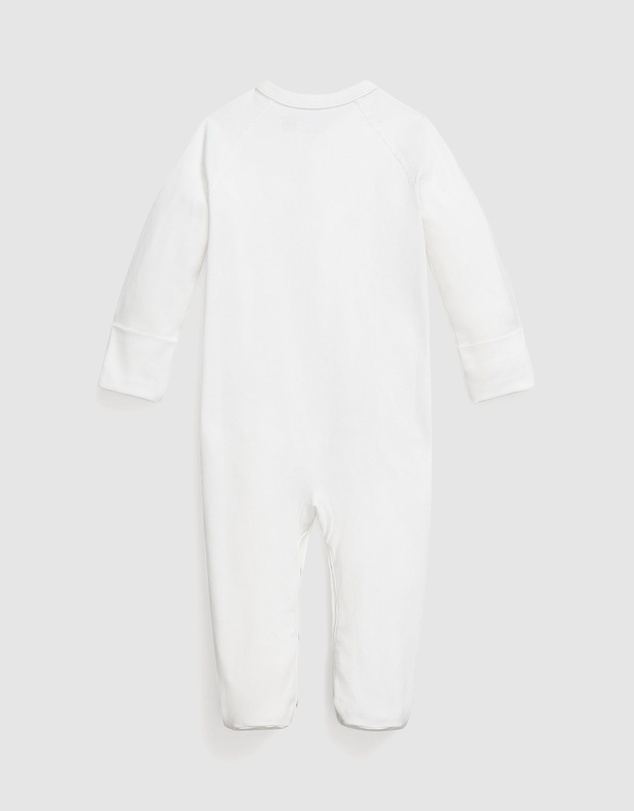 Polo Ralph Lauren - Striped-Trim Coveralls - Babies