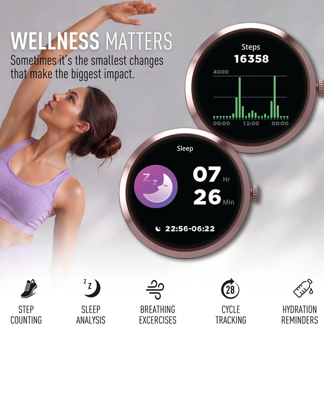 Reflex Active - Spectra 300R Pink Smart Watch