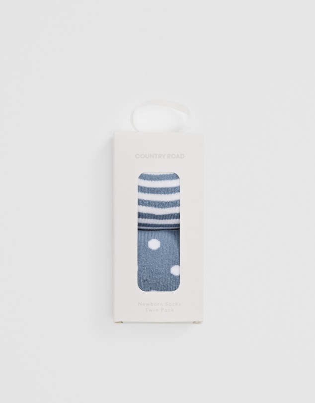 Country Road - Newborn Sock Pack Of 2