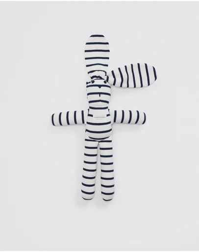 Country Road - Organically Grown Cotton Stripe Rib Bunny