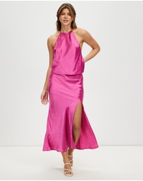 Third Form - Crush Bias Split Maxi Skirt