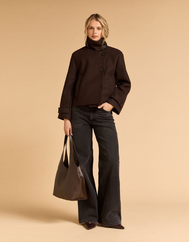 MVN - Short Funnel Neck Jacket