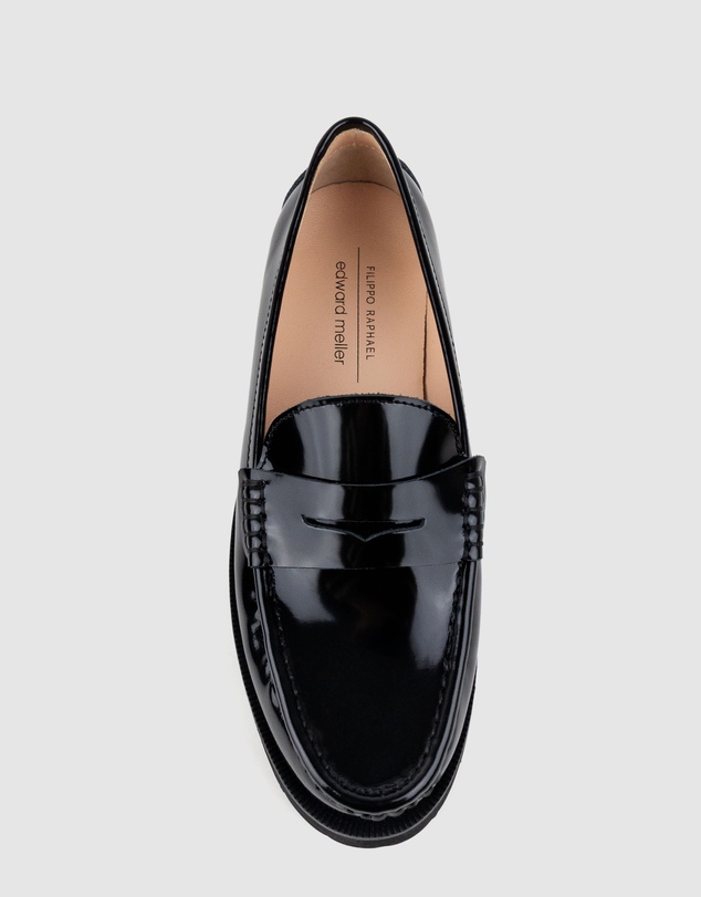 Edward Meller - HENDRIX Penny Loafer on Chunky Sole