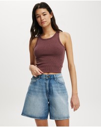 Cotton On - Relaxed Denim Shorts