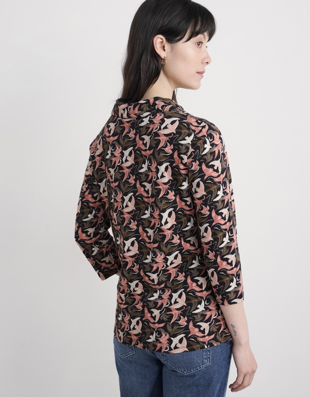 Seasalt - Seasalt Cornwall Black Wavecrest Shirt