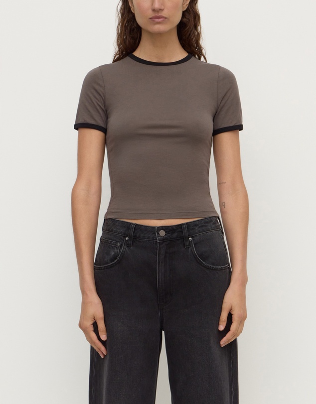Assembly Label - Kourt Contrast Bind Tee