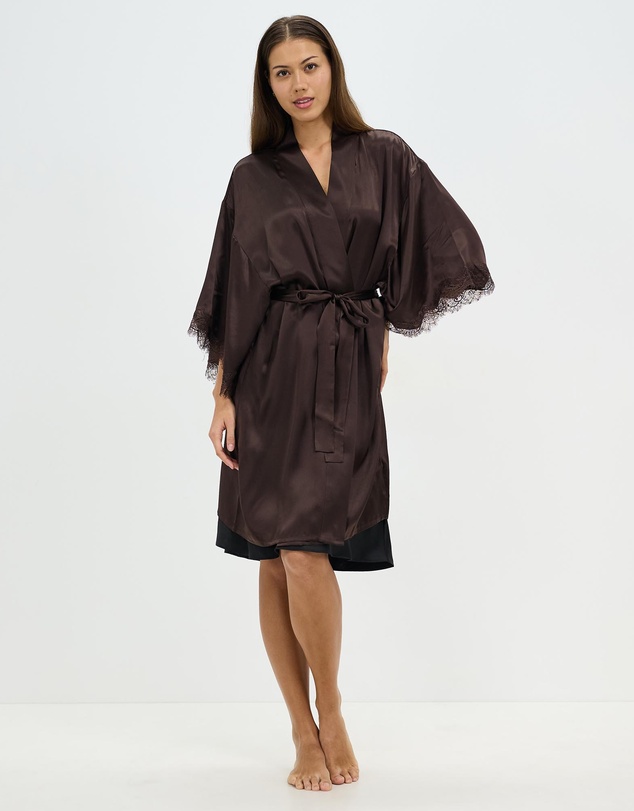Sainted Sisters - Scarlett Silk Kimono