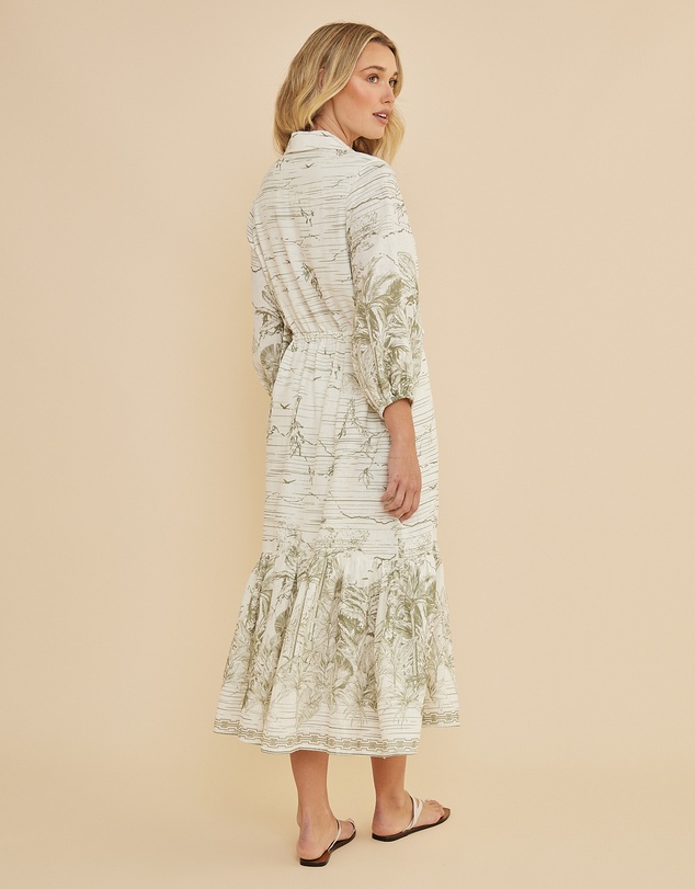 Amelius - Eden Collared Midi Dress