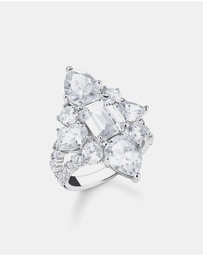 THOMAS SABO - Heritage Glam Cocktail Ring with White Zirconia Stones