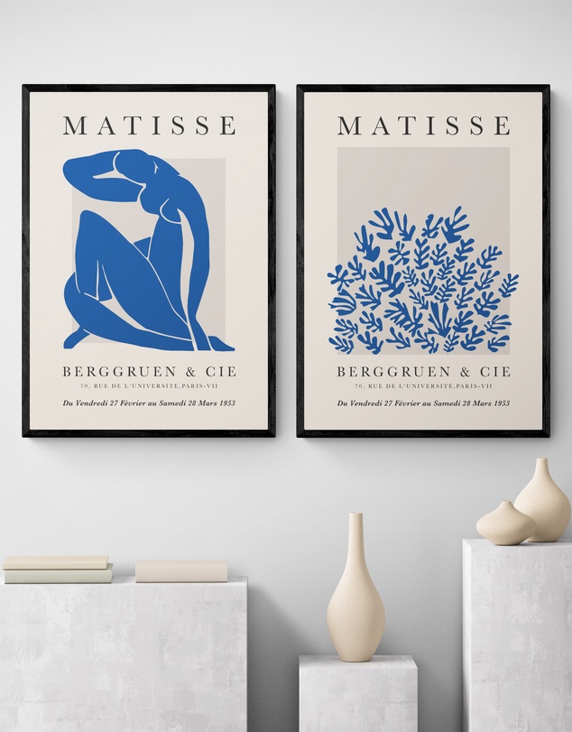 Inka Arthouse - Coral & Nude by Henri Matisse Art Print