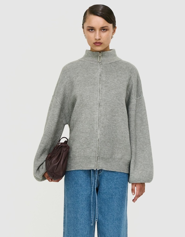 Staple the Label - Harlow Oversized Zip Cardigan