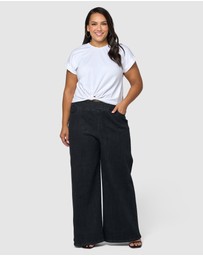 Indigo Tonic - Luxe Wide Leg Comfort Waist Jean