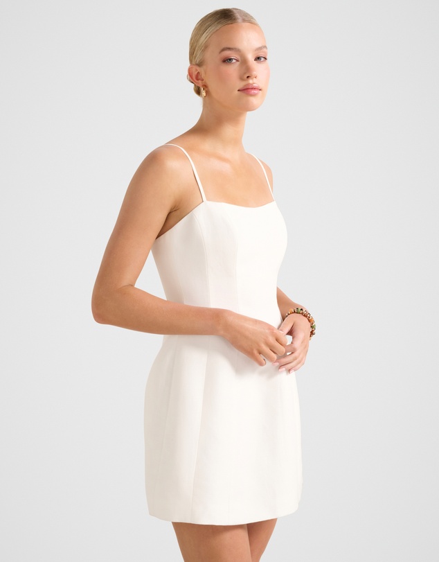 Forever New - Maura Structured Linen Mini Dress