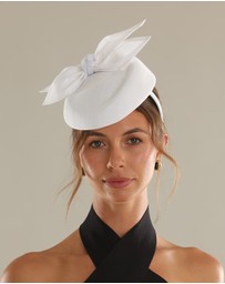 Morgan & Taylor - Florence Fascinator in White